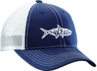 Flying Fisherman H1735 Tarpon Trucker Hat, Navy/White, Adjustable | H1735 | 013578503583