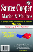 Kingfisher 312 GPS/Contour Map Marion-Moultrie Sc | 022302031209