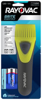 Rayovac VBL1D-B Brite Essentials 1D LED Comfort Grip Flashlight | VBL1D-B | 012800524723