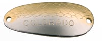 Thomas X702NG Colorado Wobbler Spoon, 1 1/4 Inch, 1/6 oz, Nickel/Gold | 013921720414