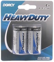 Dorcy 411525 Heavy Duty C Batteries 2Pack | 035355415254