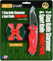 AccuSharp 045C SharpNEasy Orange Two-step sharpener/knife - orange | 045C | 015896000454