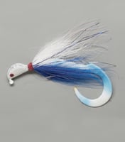 Pucci PFJ12W/BLU/W Bucktail Flash Striper Jig, 1/2 oz | 015789000561