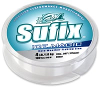 Sufix 603002 Ice Magic Line 100Yds 2Lb Clear | 024777067813