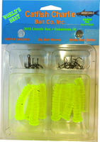 Catfish Charlie DBH-12-07 Dip Bait Worm Cht 12Pk | 022743072342 | Catfish Charlie | Fishing | Baits and Lures | JARRED & PACKAGED BAITS