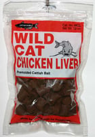 Catfish Charlie WCL Wildcat Dough Balls 12oz Chicken Liver | 022743122344