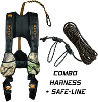 Muddy MSH600-SM-C CrossOver Combo Treestand Safety Harness, Flexible | 813094021307