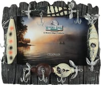 Rivers Edge 464 4 Inch x 6 Inch Fishing Lures Picture Frame | 643323464007