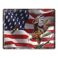 Rivers Edge 732 Cutting Board 12in x 16in - American Flag | 643323973202