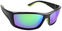 Sea Striker 30101 Rum Runner Sunglasses, Black/Green Mirror Lens | 083758603013