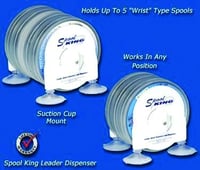 Deep Blue SK3 Spool King Leader Dispenser Large Arbor Holds 3 Spools | 819044009975