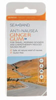 Sea Band 1811GUM Ginger Gum Anti Nausea All Natural Gum Gluten Free | 008727000037