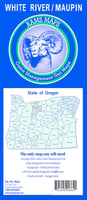 Big Sky Maps 664 Map White River/Maupin Oregon GMU Map | 791925006641