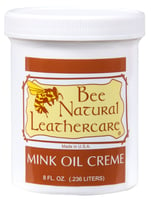 Bee Natural 50175 8oz Mink Oil Cream | 50175 | 016084010088