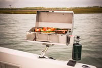 Camco 58180 Grill Mount-Stow N Go 60 Degree Rod Holder | 014717581806