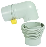 Camco 39144 4-In-1 Sewer Elbow Easy-Slip | 39144 | 014717391443