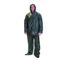 Stansport 972-G-S Mens 3-Piece Deluxe Vinyl Rainsuit - S | 011319126671