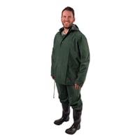 Stansport 972-G-XL 3-Piece Deluxe Vinyl Rainsuit - XL | 011319126732