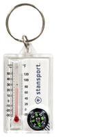 Stansport 541 Zipper Pull Compass and Thermometer | 011319477001
