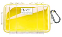 Pelican 1050-027-100 Micro Case Yellow/Clear 7-1/2x5-1/16x3-1/8 | 019428082802 | Pelican | Cleaning & Storage | Cases | Multi-Purpose Bags