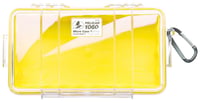 Pelican 1060-027-100 Micro Case Yellow/Clear 9-3/8x5-9/16x2-5/8 | 019428084103 | Pelican | Cleaning & Storage | Cases | Multi-Purpose Bags