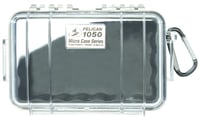 Pelican 1050-025-100 Micro Case Black/Clear 7-1/2x5-1/16x3-1/8 | 019428082659 | Pelican | Cleaning & Storage | Cases | Multi-Purpose Bags