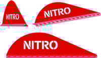 Pine Ridge Archery 2822-R36 Nitro Vane 2.0 - Red 36/pkg. | 011859404499