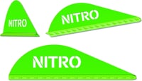 Pine Ridge Archery 2822-NG36 Nitro Vane 2.0 - Neon Green 36/pkg. | 011859404581