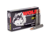 Wolf Steel Case .223 Remington Rifle Ammo  55 Grain  FMJ  1000rd Case | .223 REM | 645611308741