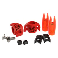 AMS M140-2-RED Safety Slide Kit - Red, 2 pack | 645756140237 | AMS | Archery | Bows and Crossbows | Bowfishing