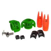 AMS M140-2-GRN Safety Slide Kit - Green, 2 pack | 645756140244 | AMS | Archery | Bows and Crossbows | Bowfishing