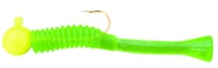Cubby 5004 Mini-Mite Jig, 1 1/2 Inch 1/32 oz, Sz 8 Hook, Yellow/Green | 009409950046 | Cubby | Fishing | TACKLE | JIG HEADS