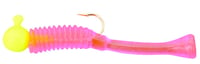Cubby 5009 MiniMite Jig, 1 1/2 Inch 1/32 oz, Sz 8 Hook, Yellow/Pink | 009409950091