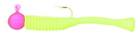 Cubby 5011 Mini-Mite Jig, 1 1/2 Inch 1/32 oz, Sz 8 Hook, Pink/Silk | 009409950114 | Cubby | Fishing | TACKLE | JIG HEADS