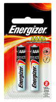 Energizer E96BP2 Max Alkaline AAAA Batteries 2Pk | 039800030771