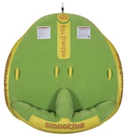 SMOOTHIE SIT ON TOP FL TUBE GRN 2 RIDERSmoothie Flocked Two Person Tube Green/Yellow - ULTRA PLUSH flocked fabric alsoreduces abrasion when riding - Max. weight - 340 lbs - Paddled nylon handles - Fully covered tube for added durability - Sit-on-top design with divided back resully covered tube for added durability - Sit-on-top design with divided back restt | 043311062343