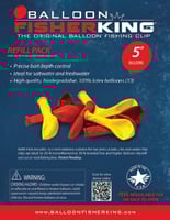 Balloon Fisher King 41160 5 Inch Latex Balloon Refill w/5 InchLatex Balloons 10 | 071444411608