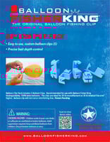 Balloon Fisher King 412 Balloon Clip Pack 5ct | 858650004127