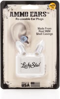 Lucky Shot LSEP-9BP 9mm Bullet Ear Plugs rated at 27NRR - Packaged | 834954070136