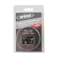 Winn Grips BOW11BKC SLIM Rod Grip Overwrap, 66 Inch L, 20mmW, Blk/Lime | 018136014013