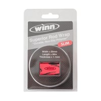 Winn Grips BOW11RDB SLIM Rod Grip Overwrap, 66 Inch L, 20mmW, Red/Blk | 018136014068