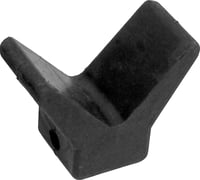 Shoreline Marine SL52315 Bow Stop Rubber 2 InchX2 Inch Blk | 013893523150