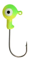 Apex AP116102 Jig Heads 1/16oz Chartreuse/Green 10pk | 038685775074
