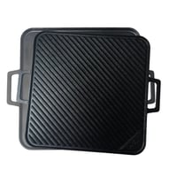 Bayou Classic 7442 14-in Reversible Square Griddle | 050904074423