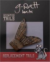 G-Ratt PPRT-006 Pistol Pete Replacement Tails, Smoke, 3 Per Pack | 013415992112