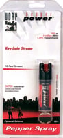 UDAP K1 Keychain Pepper Spray Stream, 10 ft Ballistic Spray | 679354000631