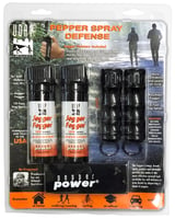 UDAP PSD Pepper Spray Defense Jogger Fogger Kit  6pc. 2 Jogger | 679354001232