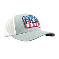 Huk Salute Trucker Hat Heather Grey | 190840586915