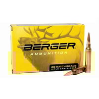 Berger Elite Hunter Rifle Ammunition 6mm Creedmoor 108gr HPBT 2931 fps 20/ct | 679459200400