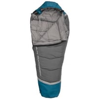 Alps Mountaineering Blaze 0 Rating Sleeping Bag  Regular Charcoal/Blue Coral | 703438514339